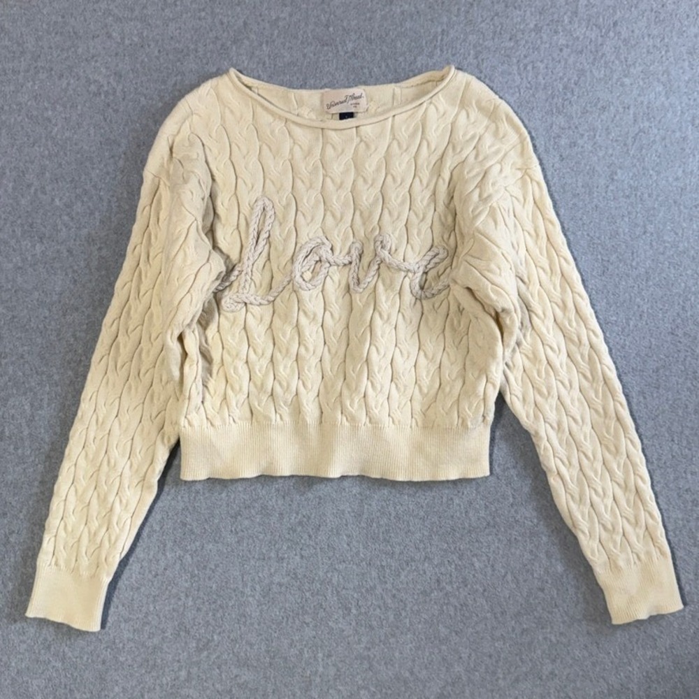 Universal Thread Sweater Cottagecore Small Ivory … - image 1